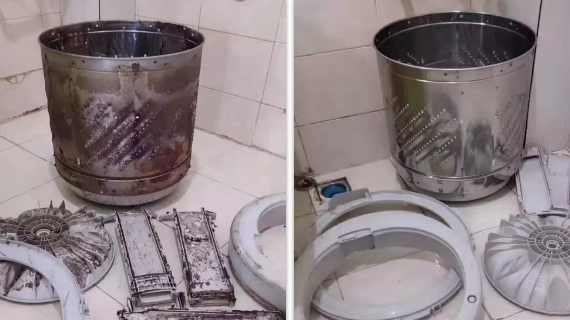 洗衣机半年不洗，比马桶还脏？